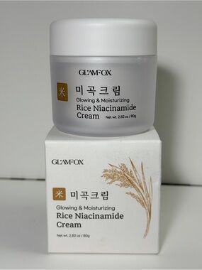 glamfox Rice Niacinamide Cream — Hydrating Glow Cream - NEW